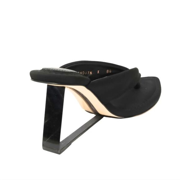 NIB Good American Neoprene Sandals Wedge Heel - Picture 2 of 16